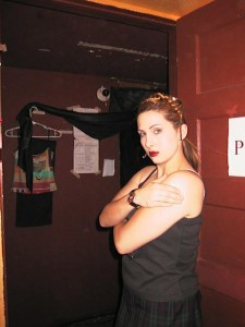 Backstage at "bare", October 2000, Hudson Mainstage Theater, Los Angeles